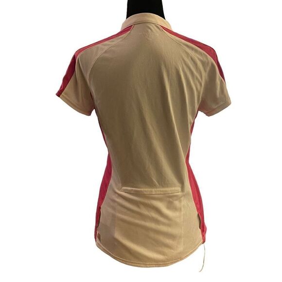 Cannondale Women's White,‎ Pink, and Orange Cycling Jersey Top Size Large - Picture 4 of 11